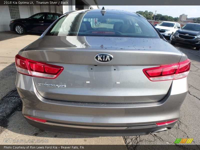 Titanium Silver / Black 2018 Kia Optima LX