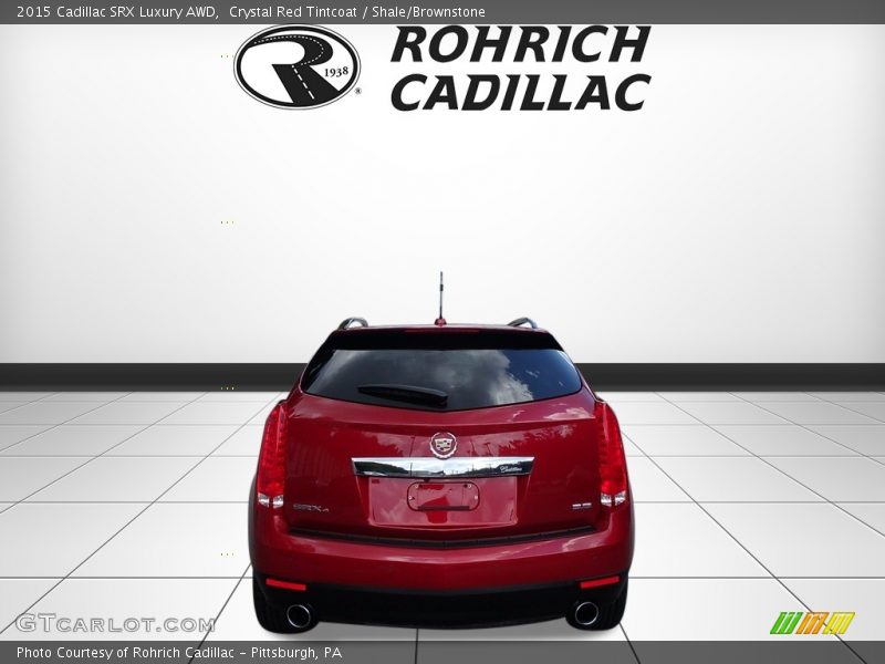 Crystal Red Tintcoat / Shale/Brownstone 2015 Cadillac SRX Luxury AWD