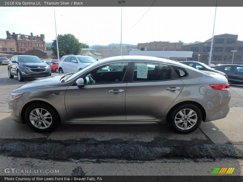 Titanium Silver / Black 2018 Kia Optima LX