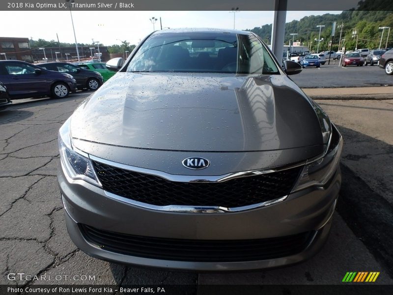 Titanium Silver / Black 2018 Kia Optima LX