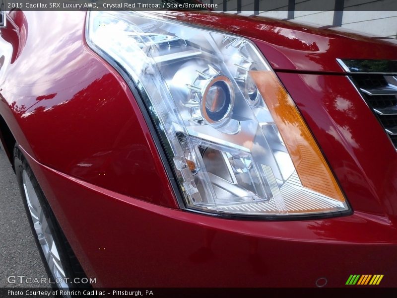 Crystal Red Tintcoat / Shale/Brownstone 2015 Cadillac SRX Luxury AWD
