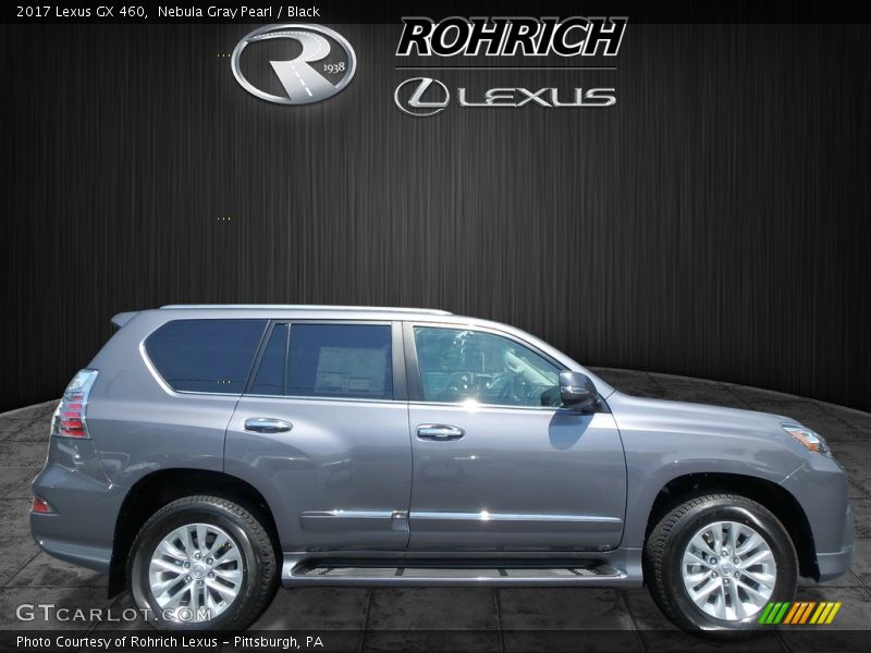 Nebula Gray Pearl / Black 2017 Lexus GX 460