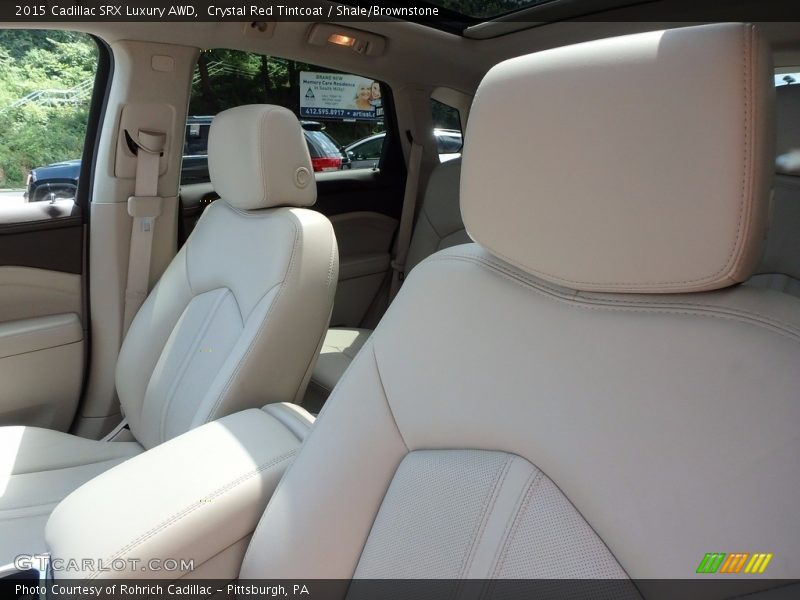 Crystal Red Tintcoat / Shale/Brownstone 2015 Cadillac SRX Luxury AWD