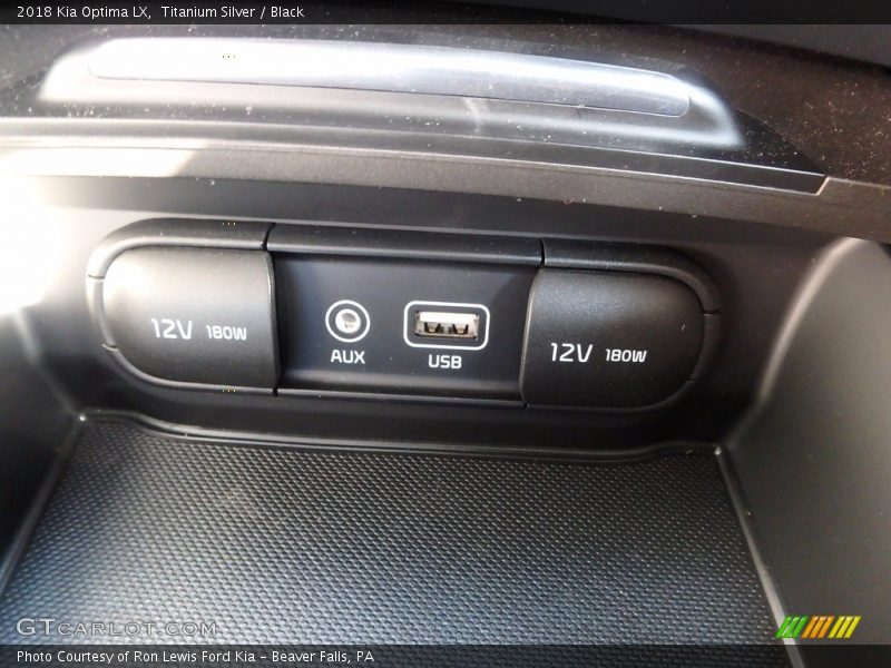 Titanium Silver / Black 2018 Kia Optima LX
