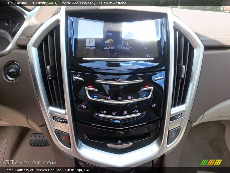 Crystal Red Tintcoat / Shale/Brownstone 2015 Cadillac SRX Luxury AWD