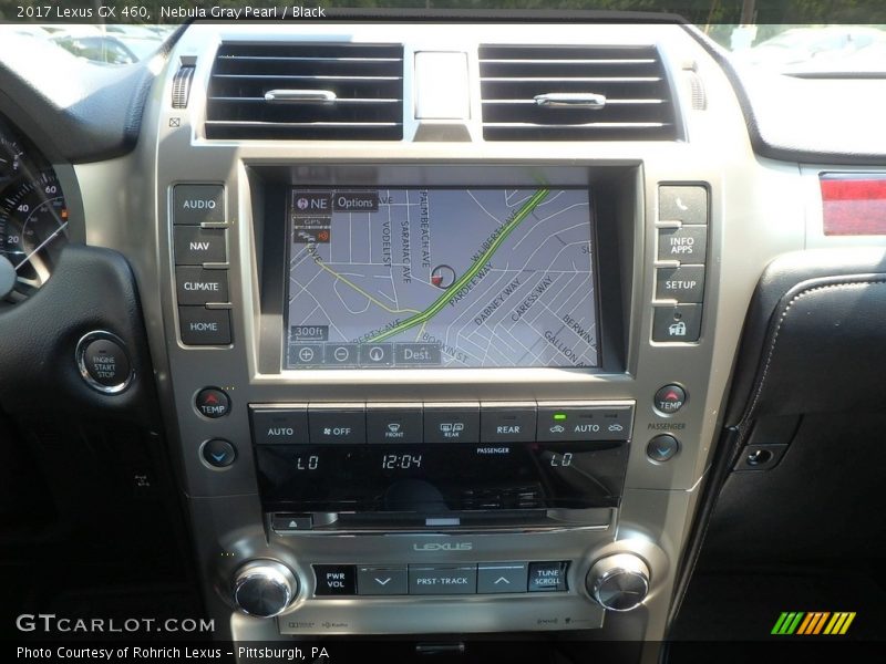 Nebula Gray Pearl / Black 2017 Lexus GX 460