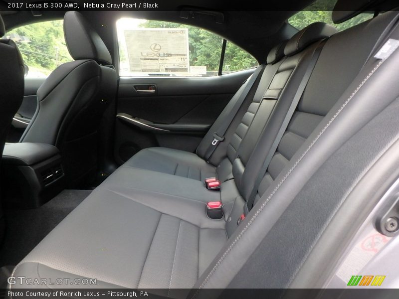 Nebula Gray Pearl / Black 2017 Lexus IS 300 AWD