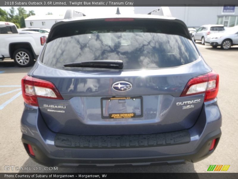 Twilight Blue Metallic / Titanium Gray 2018 Subaru Outback 3.6R Limited