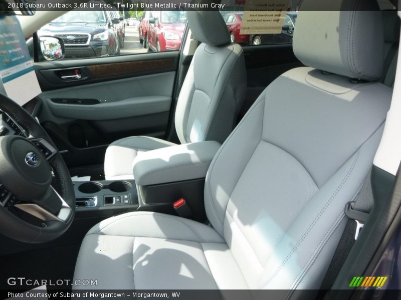 Twilight Blue Metallic / Titanium Gray 2018 Subaru Outback 3.6R Limited