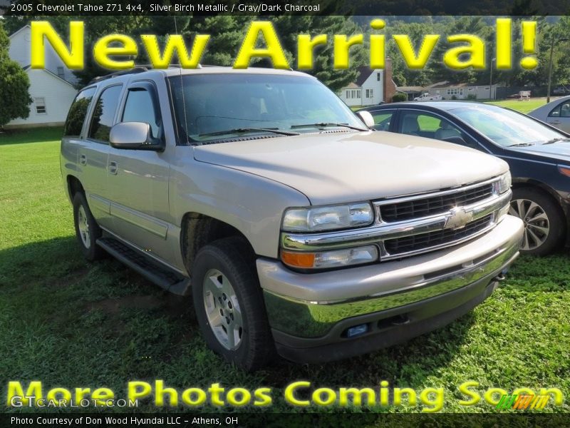 Silver Birch Metallic / Gray/Dark Charcoal 2005 Chevrolet Tahoe Z71 4x4
