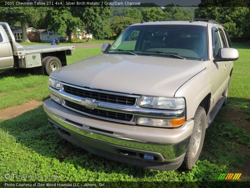 Silver Birch Metallic / Gray/Dark Charcoal 2005 Chevrolet Tahoe Z71 4x4