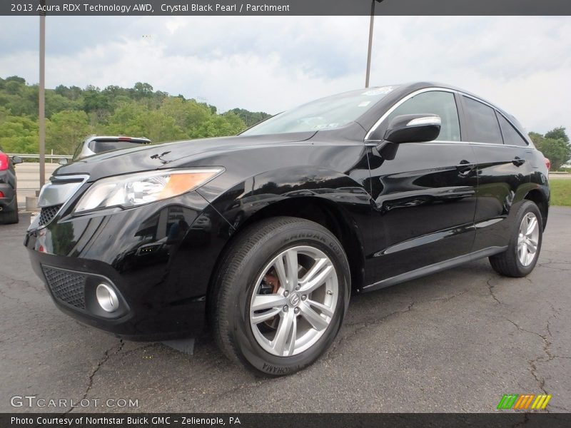 Crystal Black Pearl / Parchment 2013 Acura RDX Technology AWD