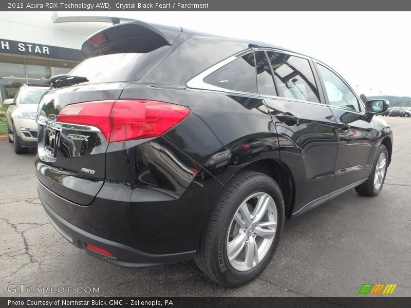 Crystal Black Pearl / Parchment 2013 Acura RDX Technology AWD