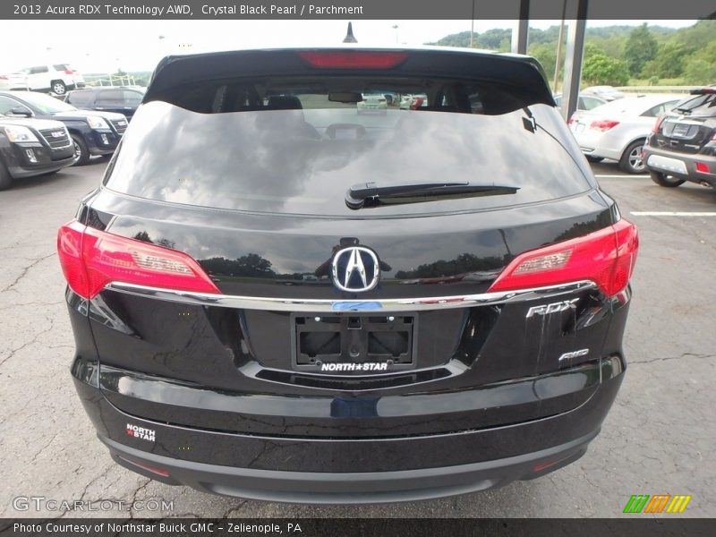 Crystal Black Pearl / Parchment 2013 Acura RDX Technology AWD