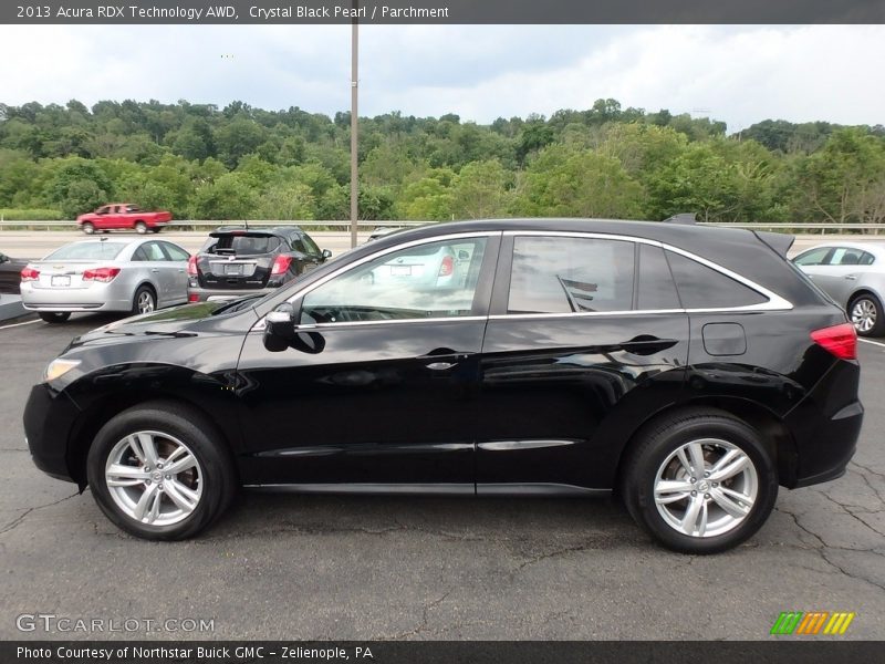 Crystal Black Pearl / Parchment 2013 Acura RDX Technology AWD