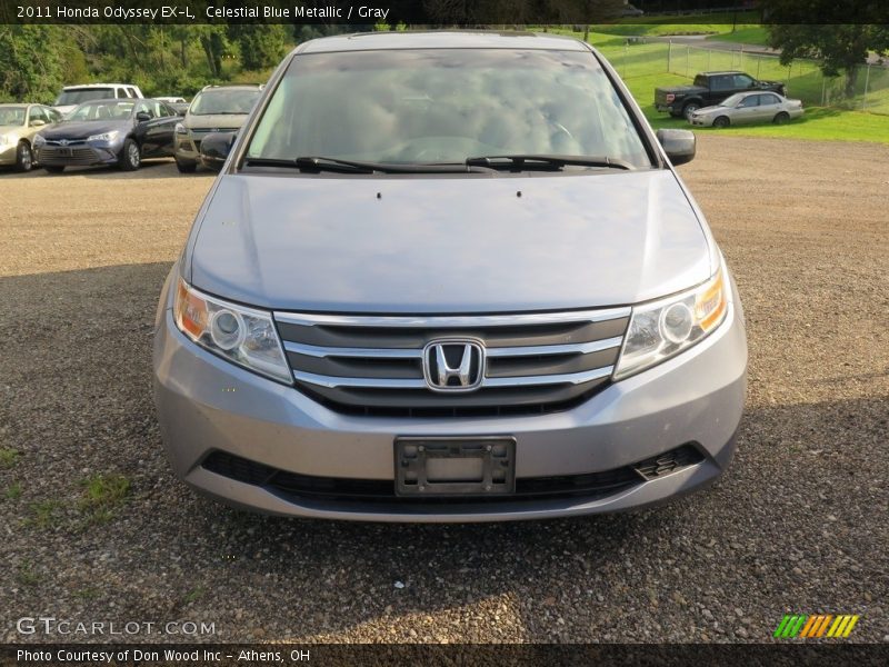 Celestial Blue Metallic / Gray 2011 Honda Odyssey EX-L