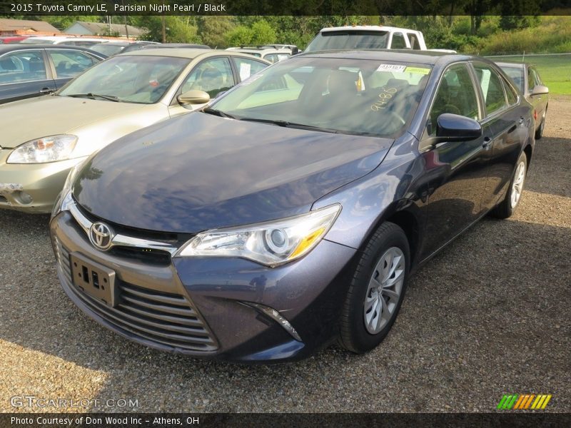 Parisian Night Pearl / Black 2015 Toyota Camry LE