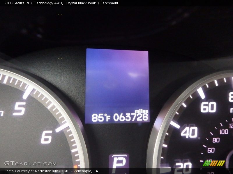 Crystal Black Pearl / Parchment 2013 Acura RDX Technology AWD