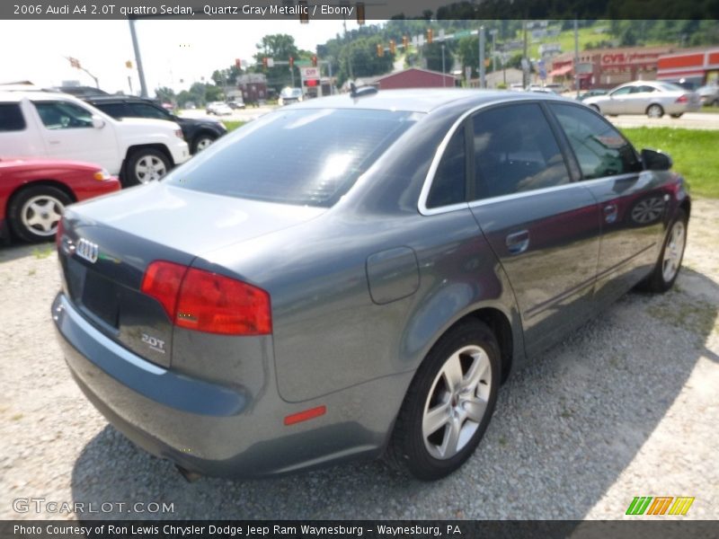 Quartz Gray Metallic / Ebony 2006 Audi A4 2.0T quattro Sedan
