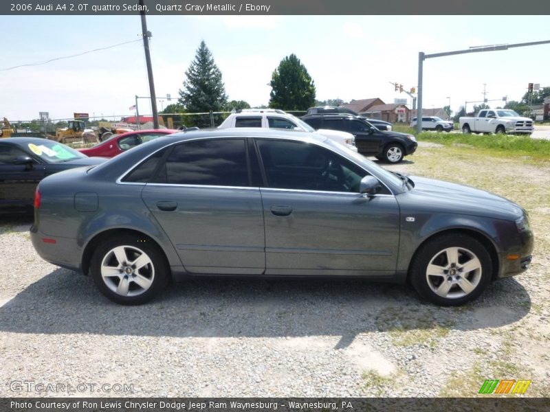 Quartz Gray Metallic / Ebony 2006 Audi A4 2.0T quattro Sedan