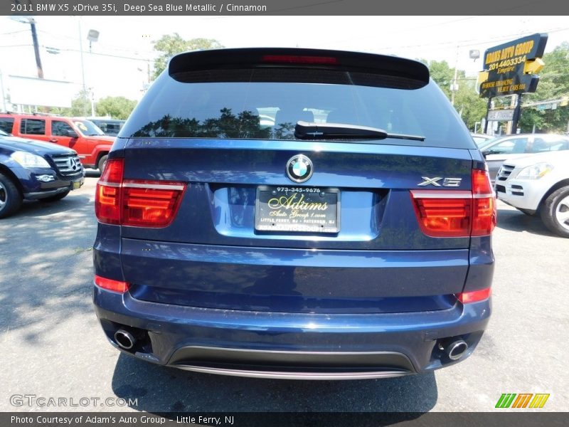 Deep Sea Blue Metallic / Cinnamon 2011 BMW X5 xDrive 35i