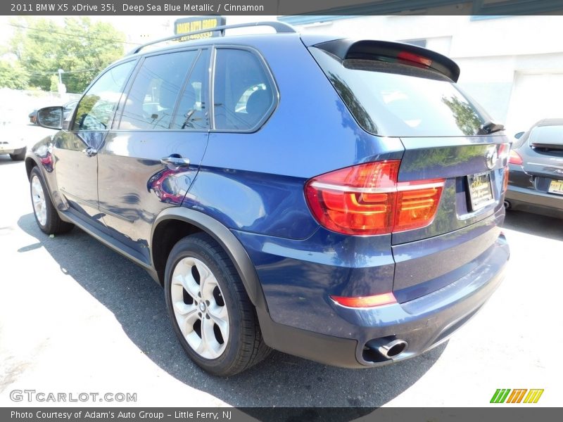 Deep Sea Blue Metallic / Cinnamon 2011 BMW X5 xDrive 35i