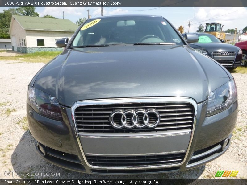 Quartz Gray Metallic / Ebony 2006 Audi A4 2.0T quattro Sedan