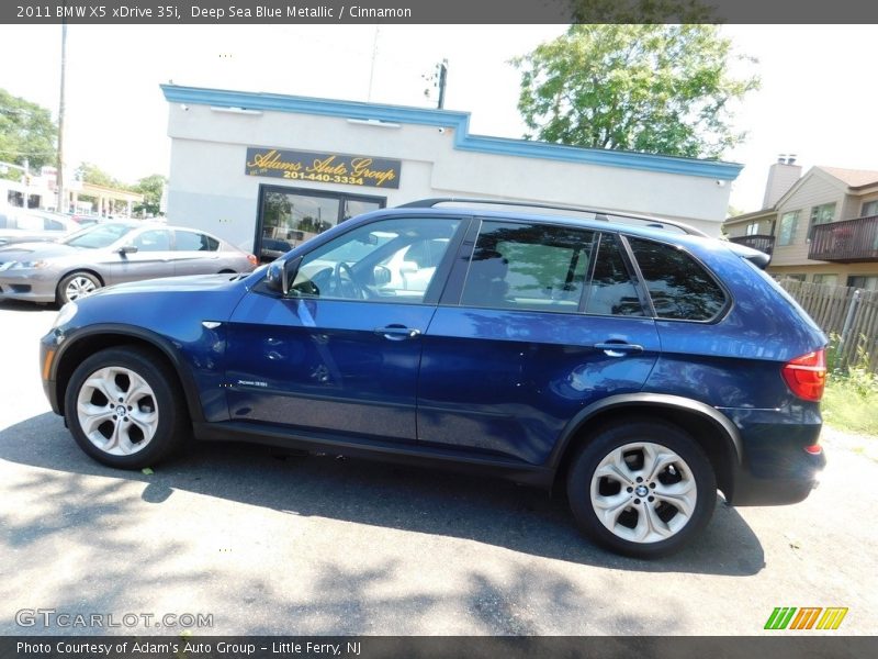 Deep Sea Blue Metallic / Cinnamon 2011 BMW X5 xDrive 35i