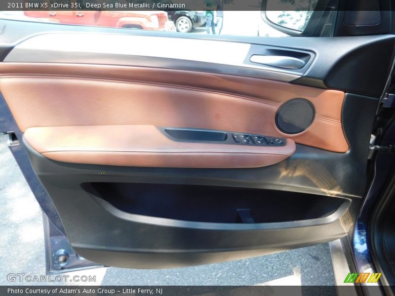 Deep Sea Blue Metallic / Cinnamon 2011 BMW X5 xDrive 35i