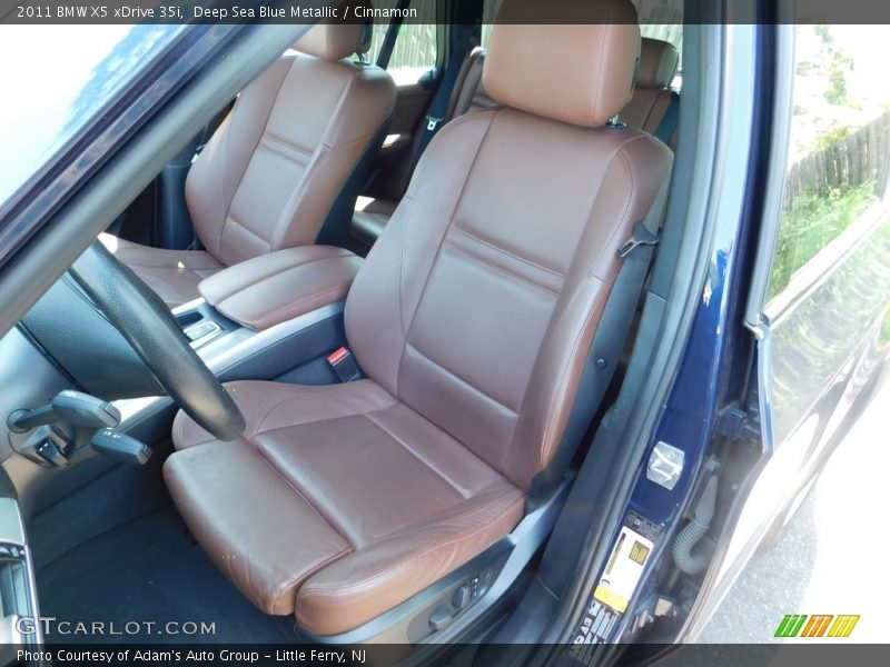 Deep Sea Blue Metallic / Cinnamon 2011 BMW X5 xDrive 35i