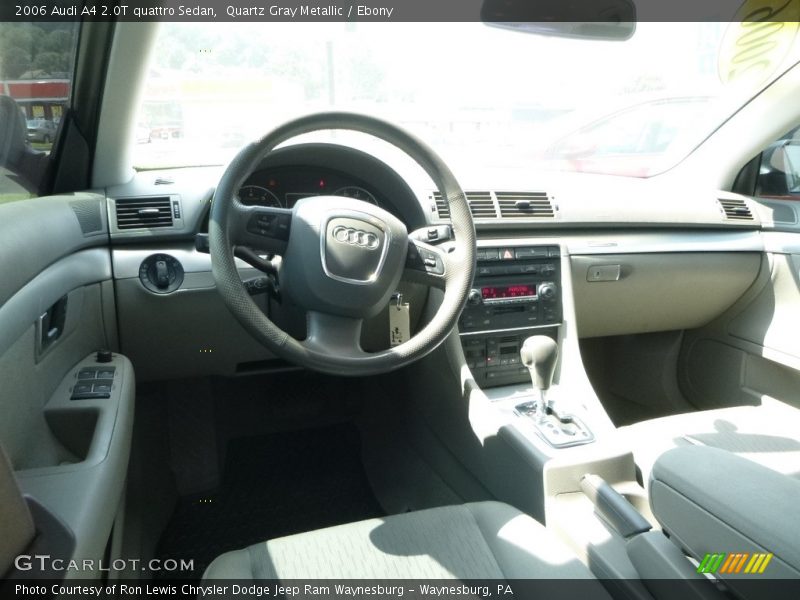Quartz Gray Metallic / Ebony 2006 Audi A4 2.0T quattro Sedan