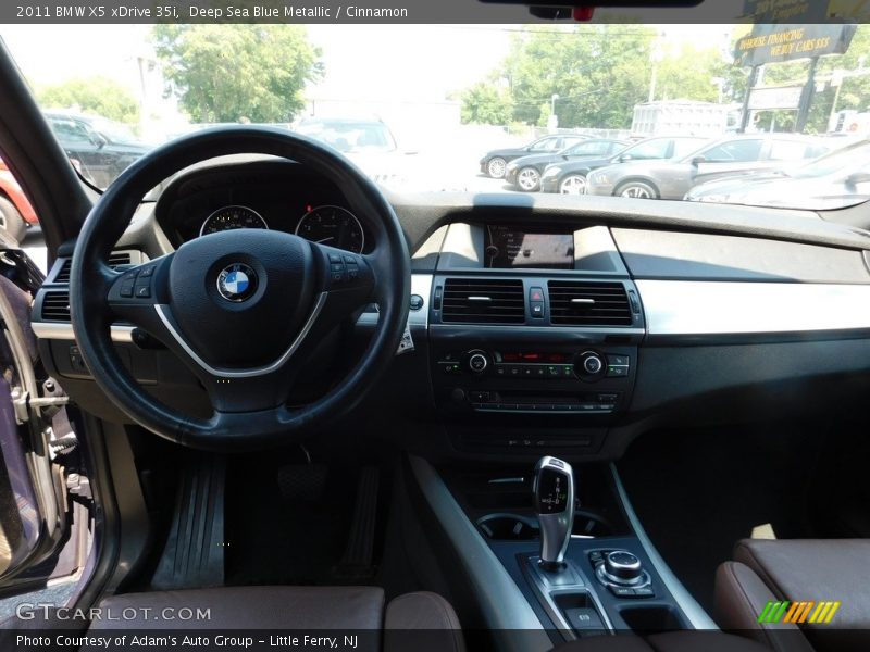 Deep Sea Blue Metallic / Cinnamon 2011 BMW X5 xDrive 35i