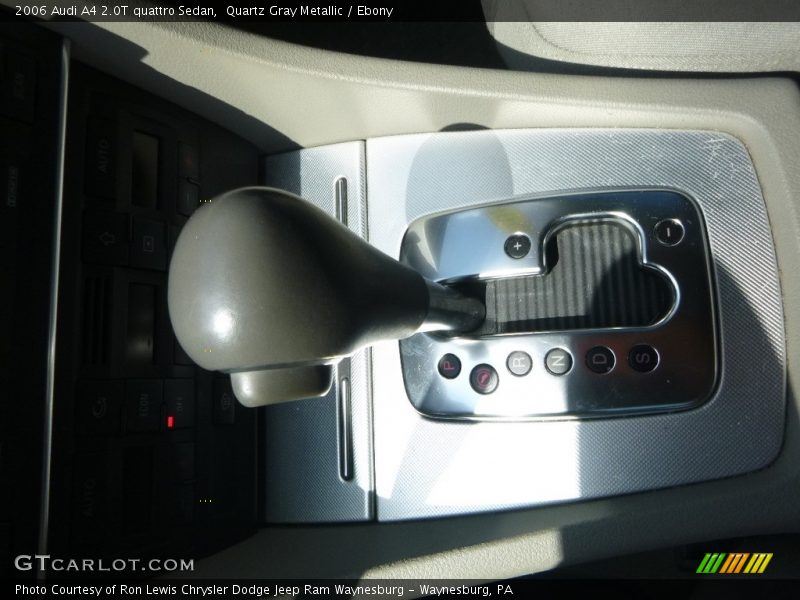 Quartz Gray Metallic / Ebony 2006 Audi A4 2.0T quattro Sedan