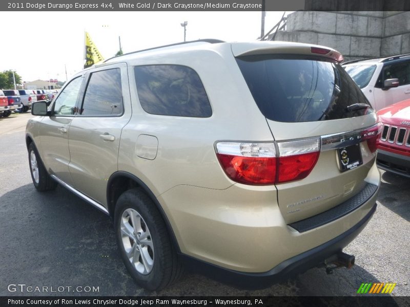White Gold / Dark Graystone/Medium Graystone 2011 Dodge Durango Express 4x4