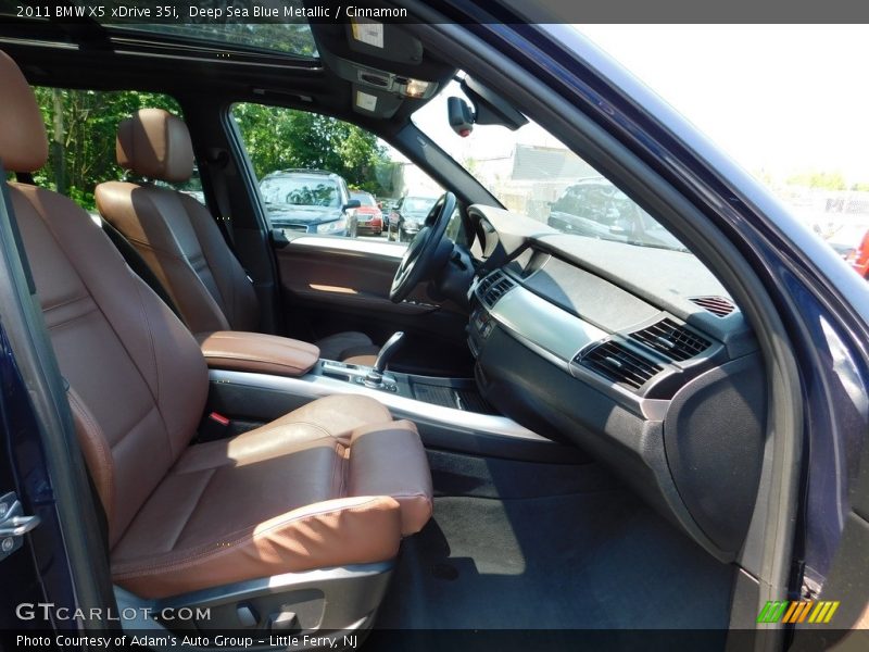 Deep Sea Blue Metallic / Cinnamon 2011 BMW X5 xDrive 35i