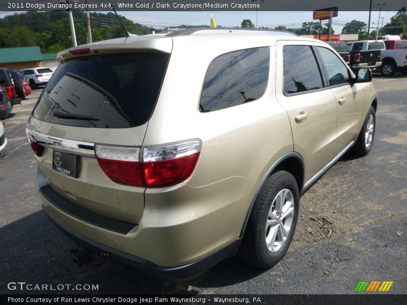 White Gold / Dark Graystone/Medium Graystone 2011 Dodge Durango Express 4x4