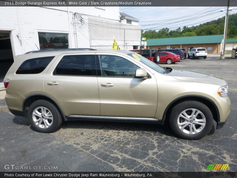 White Gold / Dark Graystone/Medium Graystone 2011 Dodge Durango Express 4x4