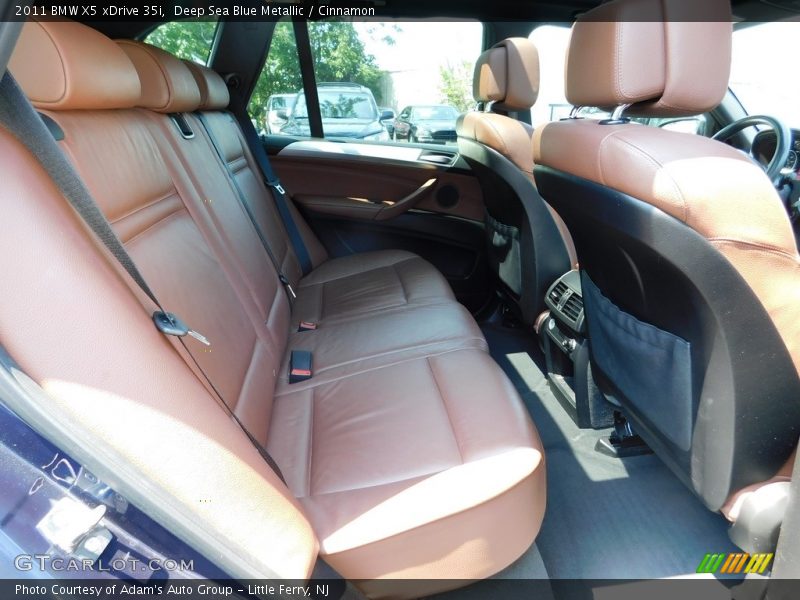 Deep Sea Blue Metallic / Cinnamon 2011 BMW X5 xDrive 35i