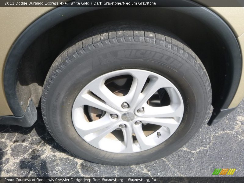 White Gold / Dark Graystone/Medium Graystone 2011 Dodge Durango Express 4x4