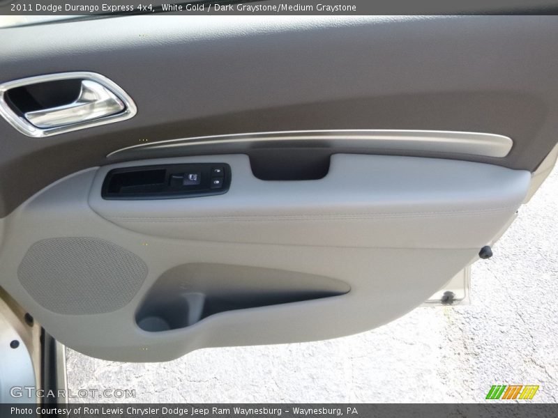 White Gold / Dark Graystone/Medium Graystone 2011 Dodge Durango Express 4x4