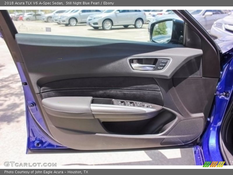 Still Night Blue Pearl / Ebony 2018 Acura TLX V6 A-Spec Sedan