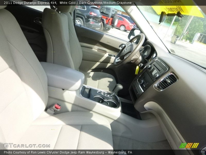 White Gold / Dark Graystone/Medium Graystone 2011 Dodge Durango Express 4x4