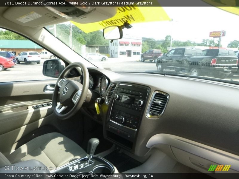 White Gold / Dark Graystone/Medium Graystone 2011 Dodge Durango Express 4x4