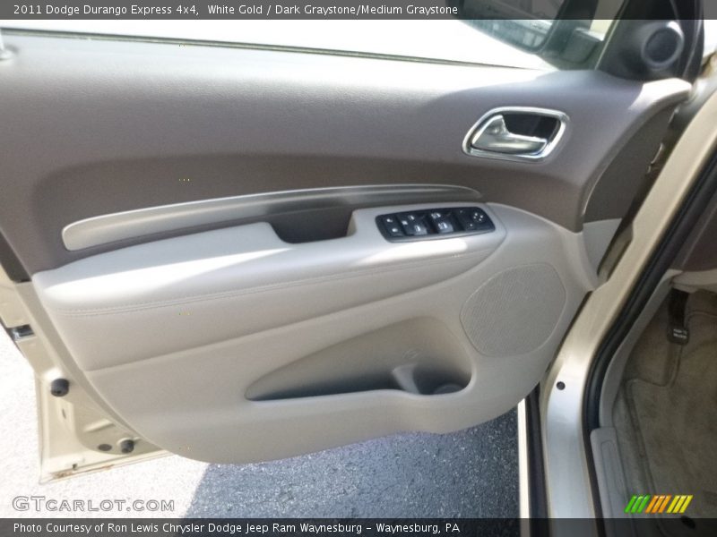 White Gold / Dark Graystone/Medium Graystone 2011 Dodge Durango Express 4x4