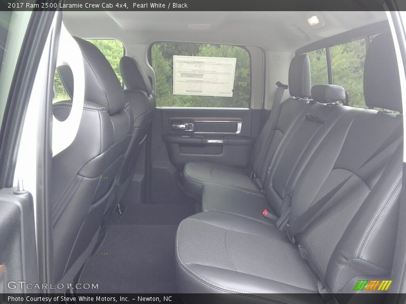 Pearl White / Black 2017 Ram 2500 Laramie Crew Cab 4x4