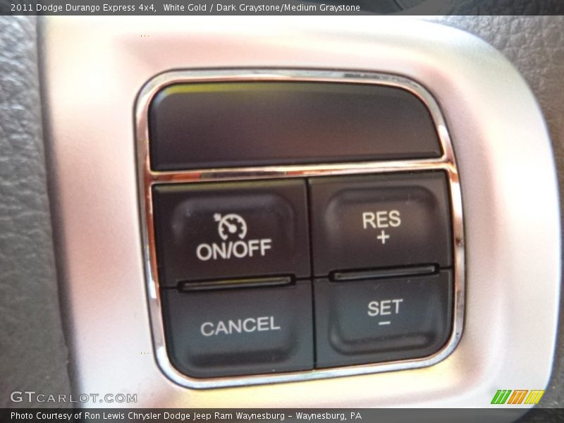 White Gold / Dark Graystone/Medium Graystone 2011 Dodge Durango Express 4x4