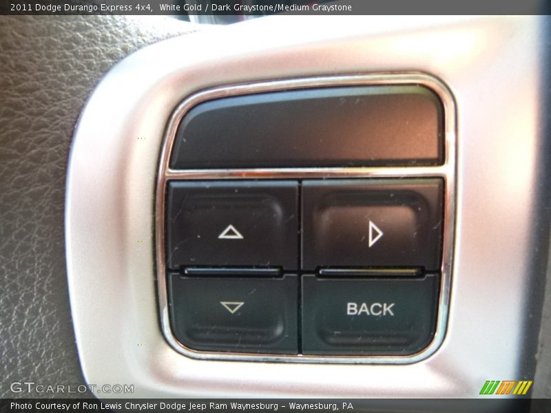 White Gold / Dark Graystone/Medium Graystone 2011 Dodge Durango Express 4x4