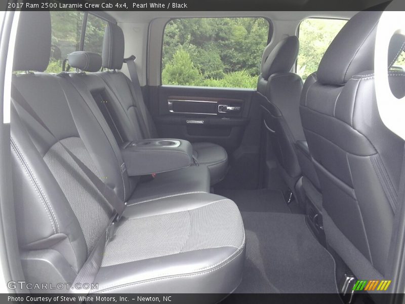 Pearl White / Black 2017 Ram 2500 Laramie Crew Cab 4x4