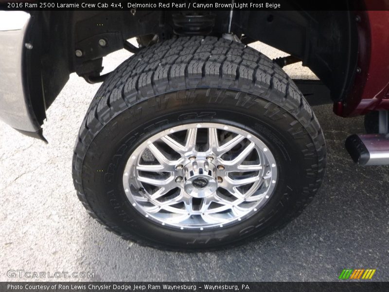 Delmonico Red Pearl / Canyon Brown/Light Frost Beige 2016 Ram 2500 Laramie Crew Cab 4x4