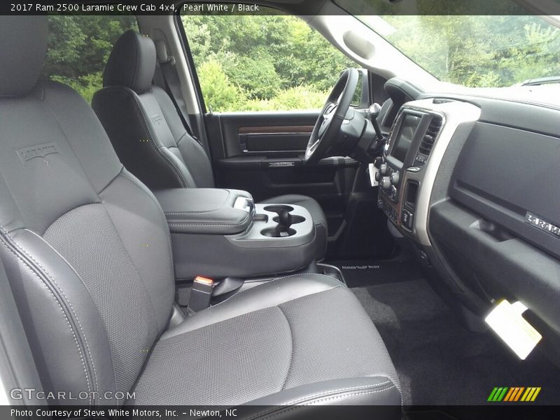Pearl White / Black 2017 Ram 2500 Laramie Crew Cab 4x4